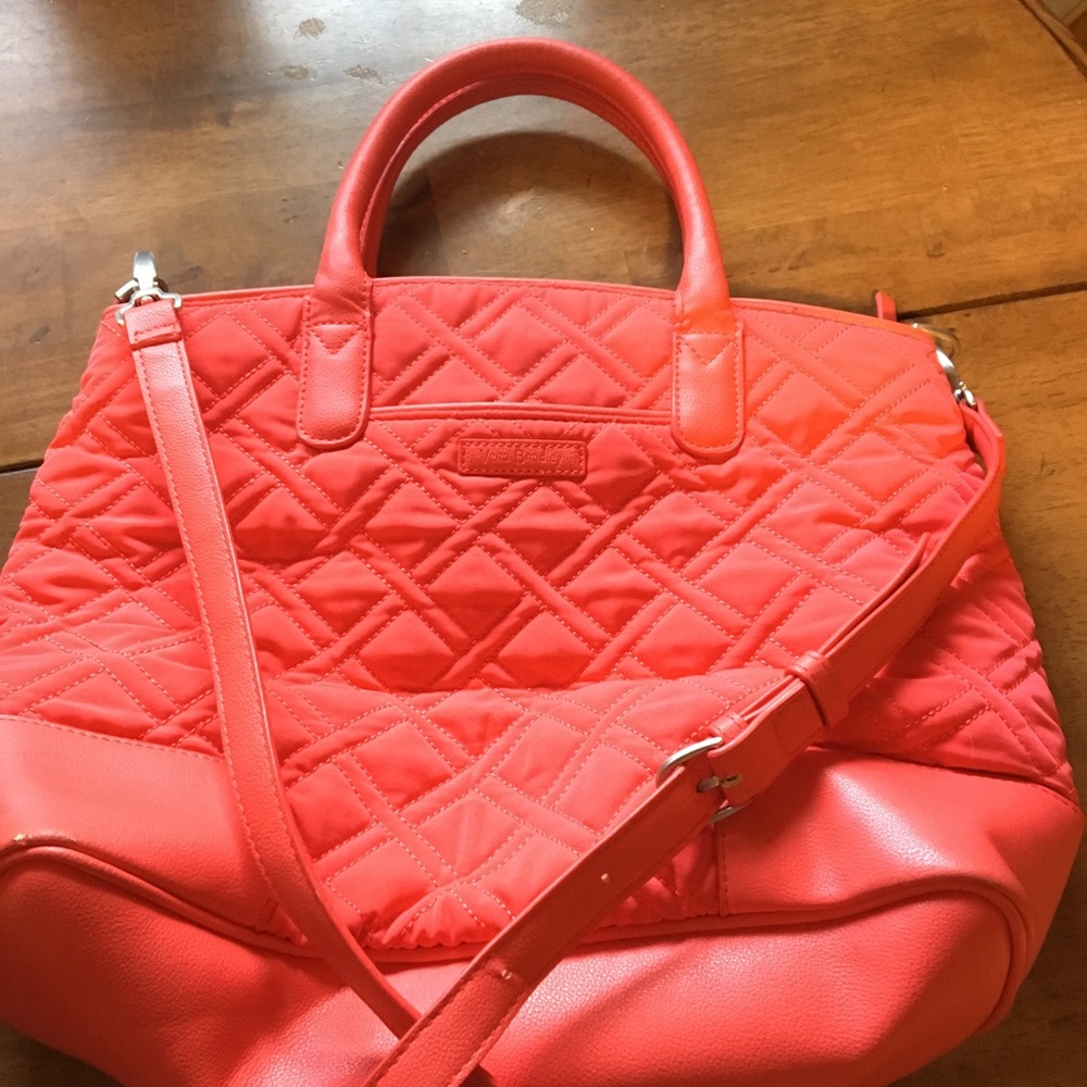 Vera Bradley coral purse/tote